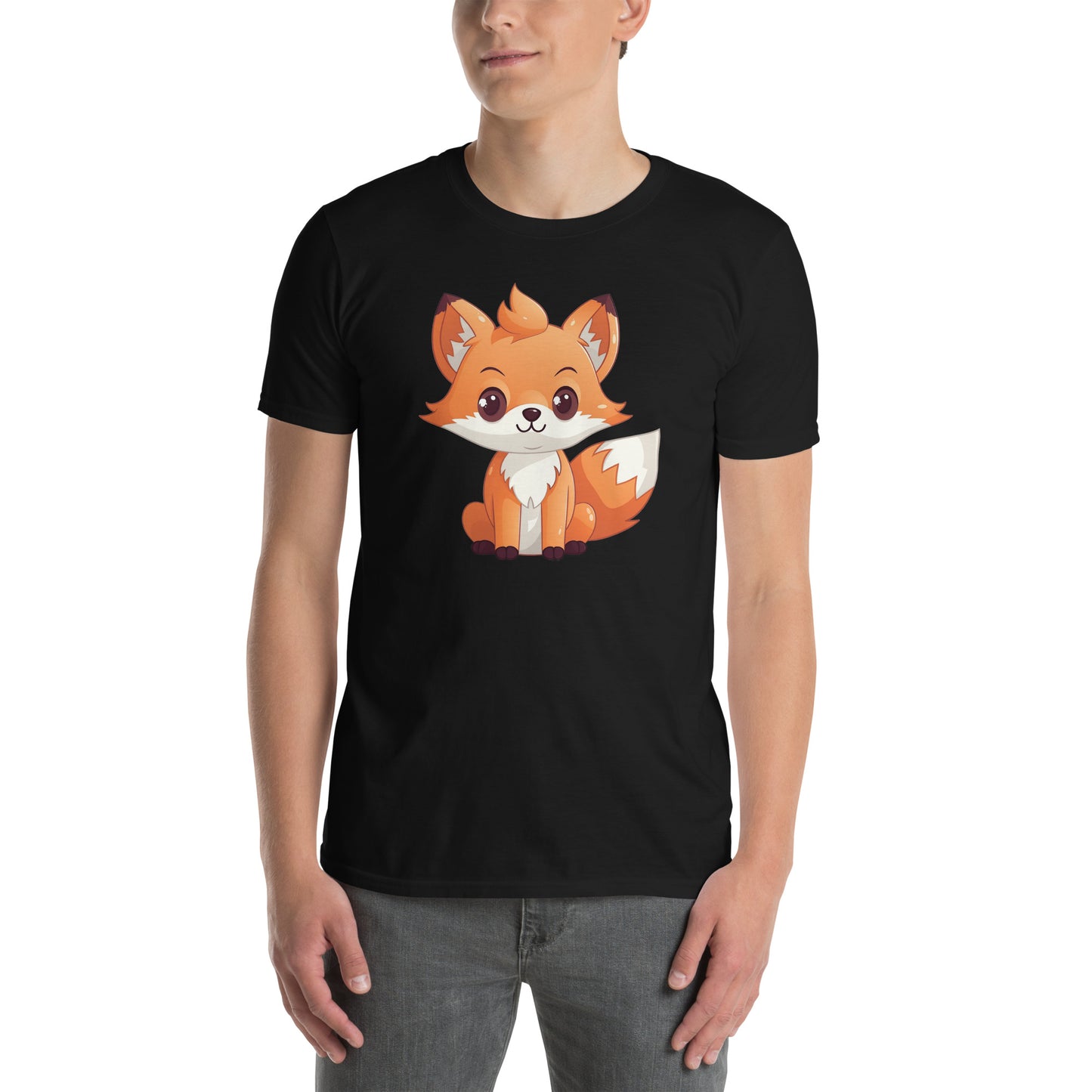 Short-Sleeve T-Shirt - Cute fox 2
