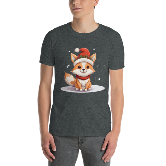 Short-Sleeve T-Shirt - Christmas fox 2