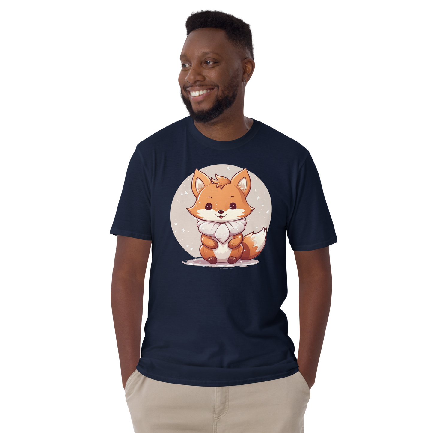 Short-Sleeve T-Shirt - Cute fox 1