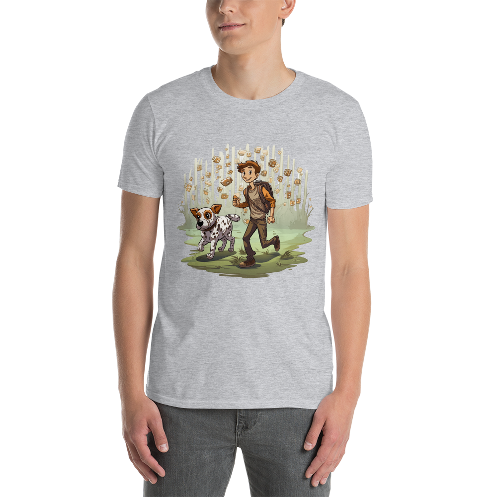 Short-Sleeve T-Shirt - Boy & dog