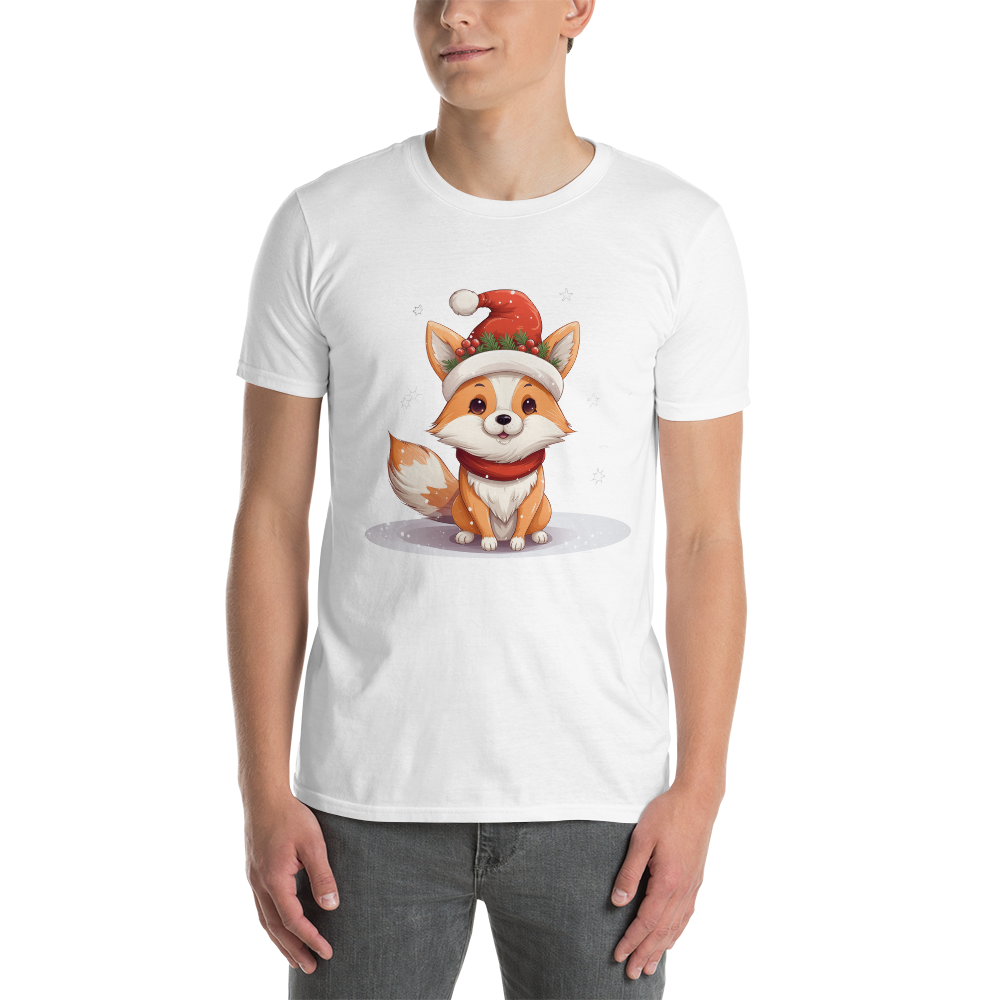 Short-Sleeve T-Shirt - Christmas fox 2