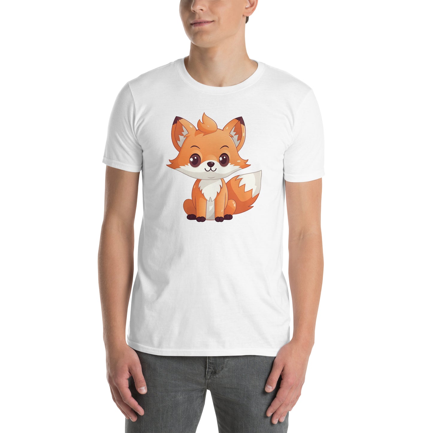Short-Sleeve T-Shirt - Cute fox 2