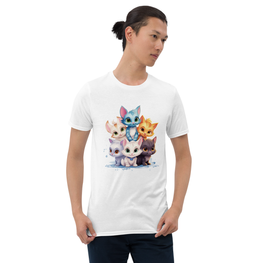 Short-Sleeve T-Shirt - Group of cats 2
